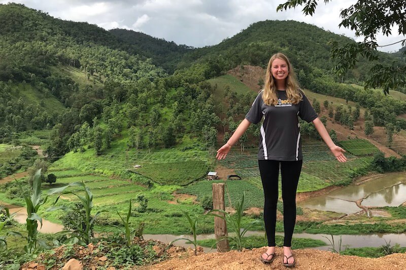 Overlooking the Ban Na Klang hill tribe I spent two months with in Thailand after graduation